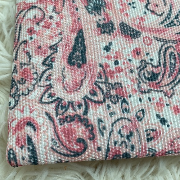🎉2X HP🎉 Styliné Paisley Clutch Wristlet 💗 Pink & Gray - Picture 14 of 16